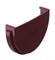 Заглушка желоба Döcke STANDARD (Ral 3005 Красный)